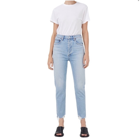 AGOLDE ‘Riley’ High Rise Straight Crop - Picture 3 of 12